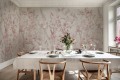 Fototapeta roślinna Rebel Walls R18730 Silk Floral Dusty Pink Cottage Core