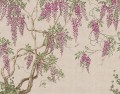 Fototapeta drzewo wisterii Rebel Walls R18732 Wisteria Tree Dusty Pink Cottage Core