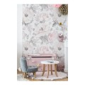 Tapeta kwiaty vintage Pink Garden Dekornik DEKO.TAP.029