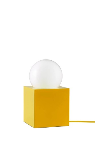 Lampa stołowa z wejściem USB 216707 Bob 14 Yellow Globen