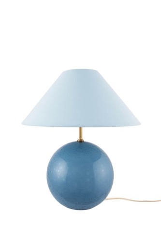 1 szt / 24 H Lampa stołowa klasyczna 624609 Iris 35 Dove Blue Globen