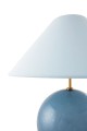 1 szt / 24 H Lampa stołowa klasyczna 624609 Iris 35 Dove Blue Globen