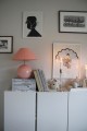 Lampa stołowa klasyczna 624616 Iris 35 Blush Globen