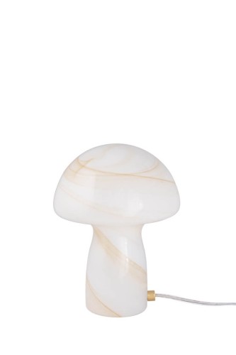 Lampa stołowa jak grzybek 611402 Fungo Swirl 16 Beige Globen