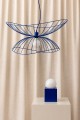Lampa wisząca minimalistyczna 258009 Ray 70 Blue Globen