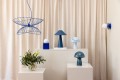 Lampa wisząca minimalistyczna 258009 Ray 70 Blue Globen