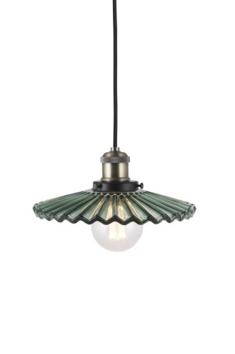 Lampa wisząca vintage 641303 Cobbler 25 Green Globen