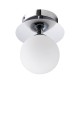 Kinkiet/Lampa sufitowa do łazienki 694152 Art Deco Chrome/White Globen IP44