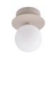 Kinkiet/Lampa sufitowa do łazienki 694102 Art Deco Mud/White Globen IP44