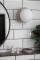 Kinkiet/Lampa sufitowa do łazienki 694102 Art Deco Mud/White Globen IP44