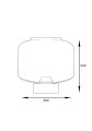Lampa stołowa Famlight Jawa Grey Copper