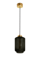 Lampa wisząca pojedyncza Famlight Leyte Grey Brass