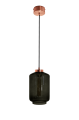 Lampa wisząca pojedyncza Famlight Leyte Grey Copper