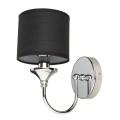 Kinkiet w stylu Hampton W01837CH-BK ABU DHABI Cosmo Light