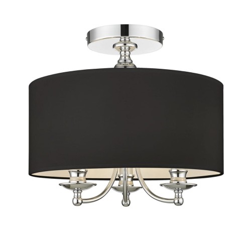 Plafon w stylu Hampton C03466CH-BK ABU DHABI Cosmo Light