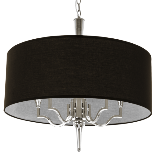 Lampa wisząca w nowojorskim stylu P05922NI-BK WASHINGTON Cosmo Light