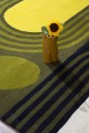 Dywan kwiaty retro STRIPED TULIP SEAGRASS 16307 Orla Kiely