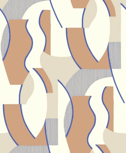 Tapeta geometryczna artystyczna Casadeco MISI 89331616 Concept Milano Sixties