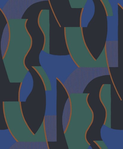 Tapeta geometryczna artystyczna Casadeco MISI 89337997 Concept Milano Sixties