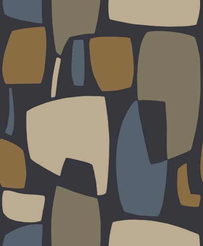 Tapeta geometryczna retro Casadeco MISI 89389515 Module Milano Sixties