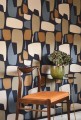 Tapeta geometryczna retro Casadeco MISI 89389515 Module Milano Sixties