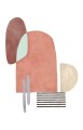 Mural geometryczny Casadeco MISI 89423204 L Gelato Milano Sixties