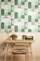 Tapeta retro z geometrycznym wzorem Caselio OTLS 105050787 Limit Outlines