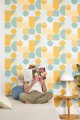 Tapeta retro z geometrycznym wzorem Caselio OTLS 105056276 Limit Outlines