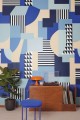 Mural geometryczny Caselio OTLS 105070603 M Electricity Outlines