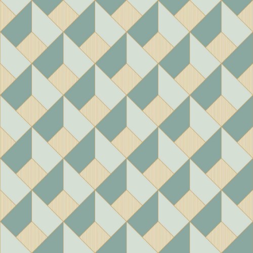 Tapeta geometryczna z efektem 3D Caselio OTLS 105096661 Square Outlines