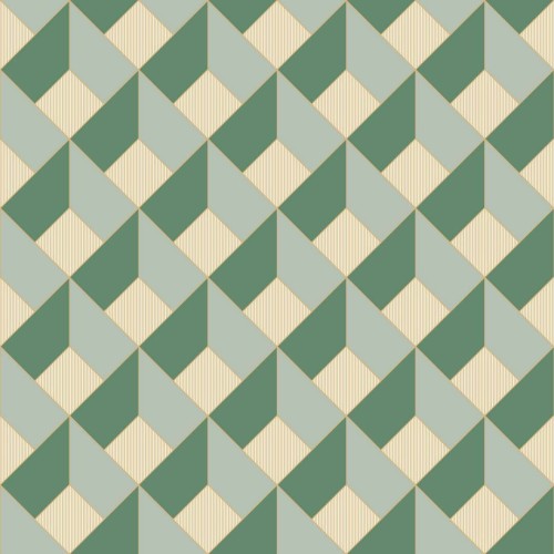 Tapeta geometryczna z efektem 3D Caselio OTLS 105097934 Square Outlines