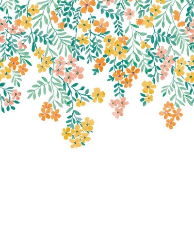 Mural drobne kwiatki Caselio PMW 104632305 S Flowerfalls Pimp My Wall