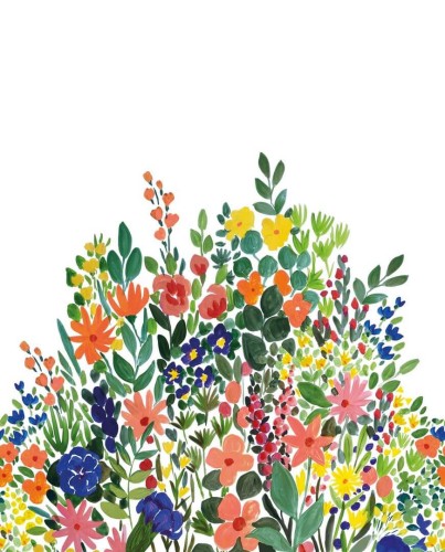 Mural bukiet kwiatów Caselio PMW 104644502 L Blanket Of Blooms Pimp My Wall