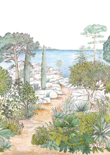 Mural nadmorski krajobraz Caselio PMW 104717103 M Southern Painting Pimp My Wall