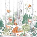 Mural leśne zwierzątka Caselio PMW 104817006 S Enchanted World Pimp My Wall