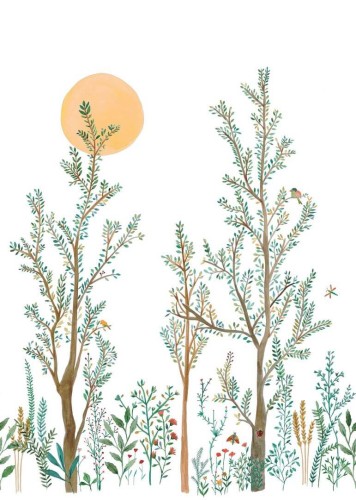 Mural roślinny Caselio PMW 105200003 M Morning Walk Pimp My Wall