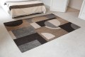 1szt / 24H Dywan geometryczny Art-Deco BAUHAUS LEATHER BROWN 9158 - rozmiar: 170x240 cm.