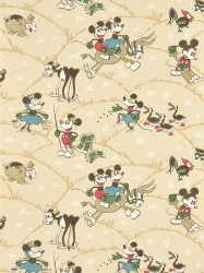 Tapeta Disney Myszka Miki i Minnie na farmie Sanderson 217267 Mickey At The Farm