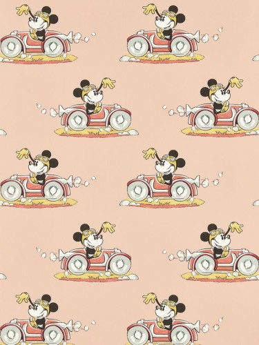 Tapeta Disney Myszka Minnie w samochodzie Sanderson 217268 Minnie On The Move