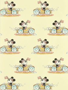 Tapeta Disney Myszka Minnie w samochodzie Sanderson 217269 Minnie On The Move