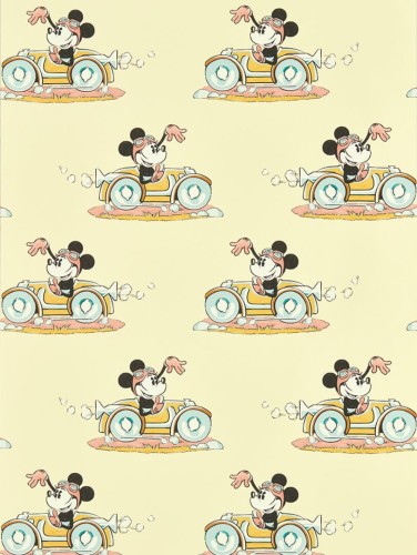 Tapeta Disney Myszka Minnie w samochodzie Sanderson 217269 Minnie On The Move