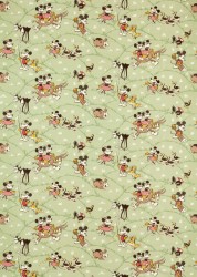 Tkanina Disney Myszka Miki na framie Sanderson 227145 Mickey At The Farm