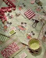 Tkanina Disney Myszka Miki na framie Sanderson 227146 Mickey At The Farm