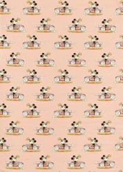 Tkanina Disney Myszka Minnie w samochodzie Sanderson 227147 Minnie On The Move