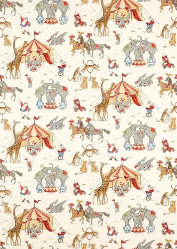 Tkanina Disney Dumbo w cyrku Sanderson 227163 Dumbo