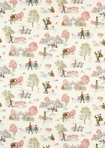 Tkanina Disney 101 Dalmatyńczyków Sanderson 227168 101 Dalmatians