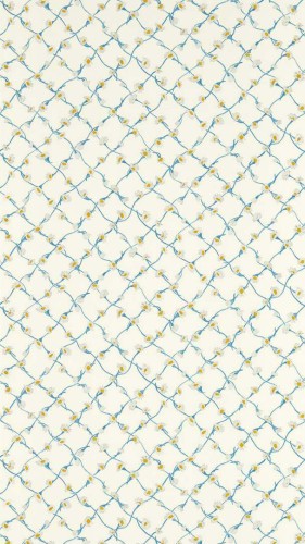 Tapeta stokrotkowy treliaż Harlequin 113044 Daisy Trellis Sophie Robinson