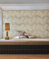 Tapeta geometryczna z rafii Casamance 71240112 Solal