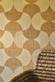 Tapeta geometryczna z włókien rafii Casamance 71260268 Sumba Solal