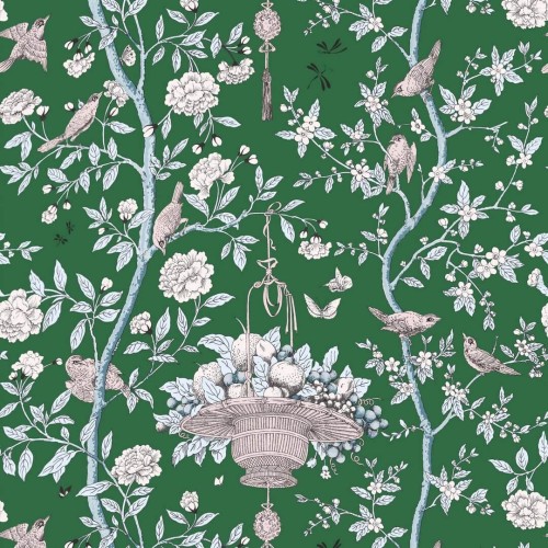 Tapeta botaniczna w stylu chinoiserie Lorenzo Castillo LCW 1080-001 ROGER Tana